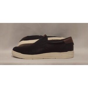 Nunn Bush Mens Black Kore City Walk Moc Toe Slip-Ons Loafers Shoes Size 10